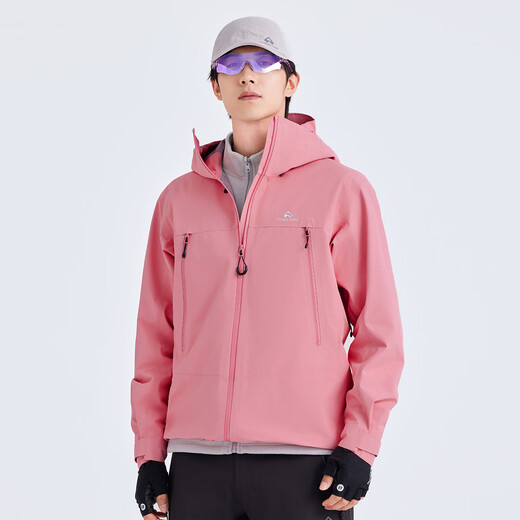 Trailblazer Lin Gengxin's same style Kitty Eagle Jacket Men's Toray Hard Shell Mountaineering Suit Outdoor Windproof Waterproof Warm Jacket Turquoise Blue SF/Lifetime Warranty S