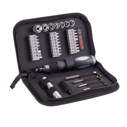 Bosch (BOSCH) 38-piece screwdriver bit socket set soft bag portable package