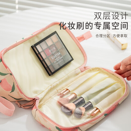 Time Cosmetic Bag Women's Large Capacity Portable Multifunctional Toiletries Bag Business Travel Waterproof Storage Bag