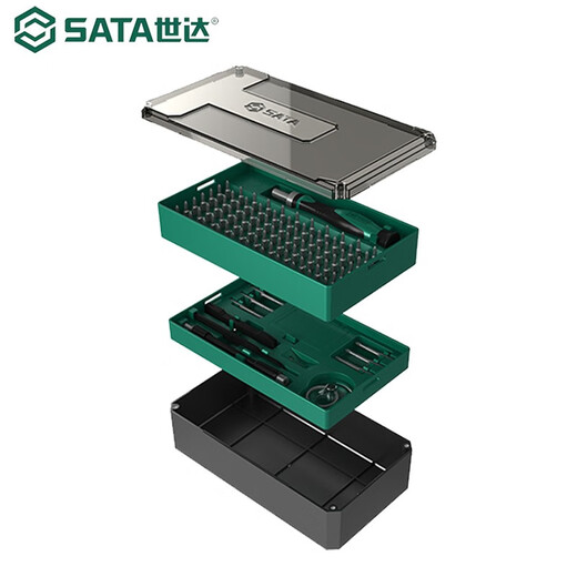 SATA Tools Micro Ratchet Small Screwdriver Precision Screwdriver Set Laptop Disassembly Tool Computer Mobile Phone Repair 91 Pieces Precision Ratchet Screwdriver Set 05105