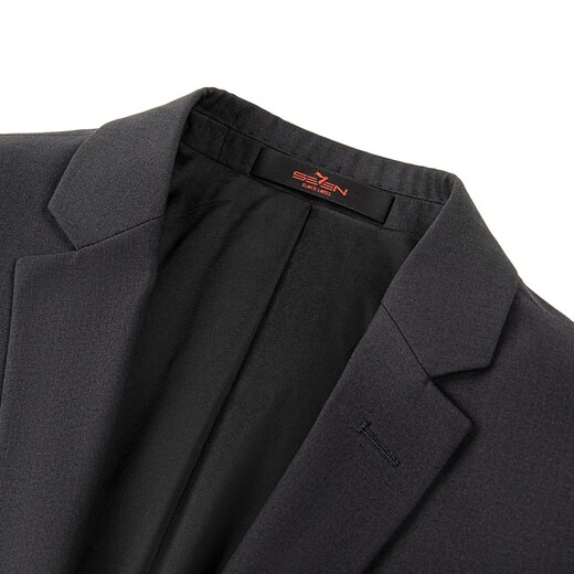 Qipai Suit Men's 2025 Autumn Men's Business Formal Men's Suit Two-piece Groom Professional Banquet Dress Dark Gray 46 Version A (170/88A)