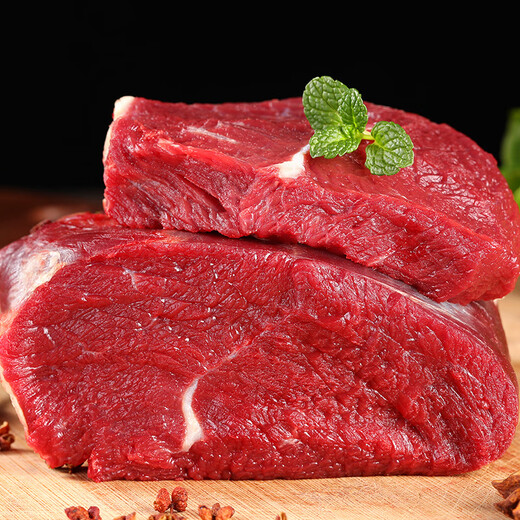 Meat Chef Grain-fed raw cut beef shank Net weight 2Jin Jin is equal to 0.5kg Fresh frozen large beef front and rear shank hot pot ingredients