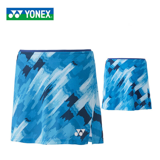 YONEX尤尼克斯羽毛球短袖运动服国家队羽毛球服大赛服男女新款 女半身裙26130CR亮橙（686） M