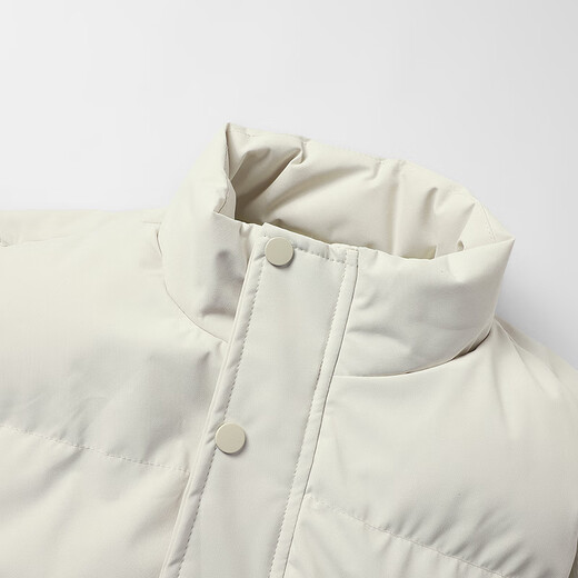 Woodpecker (TUCANO) cotton vest men's autumn and winter solid color stand-up collar coat windproof sleeveless waistcoat top men's black 3XL