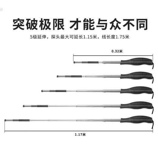 华盛昌（CEM）手持热敏式风速仪高精度数显风速计感应式测风仪温度风量仪测量仪 DT-3880热敏式/USB软件/充电充