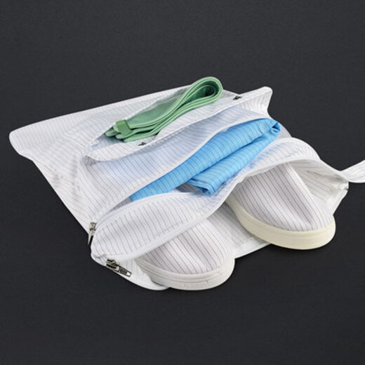 Dust-free clothing bag, clean clothing storage bag, clean room bag white - single layer L