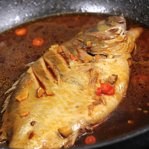 Xianquan Lake Huangshan Big Stinky Mandarin Fish 1 Jin Jin is equal to 0.5 kg / eviscerated pickled frozen Anhui specialty Hui Style Stinky Mandarin Fish Fresh Ingredients