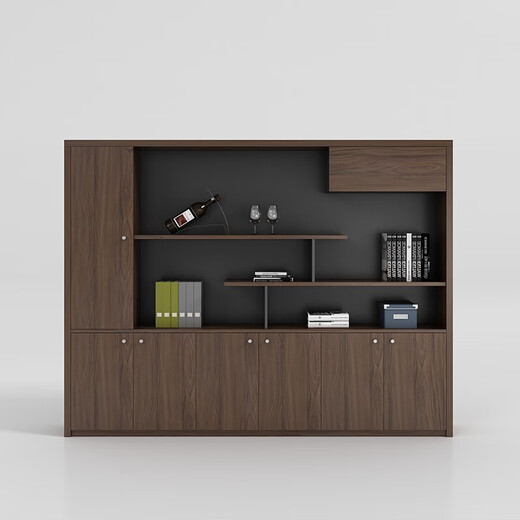 Mu Zhexi's boss table is simple, modern and elegant, office desk and chair, fashionable president's table, 1.6m boss table + boss chair