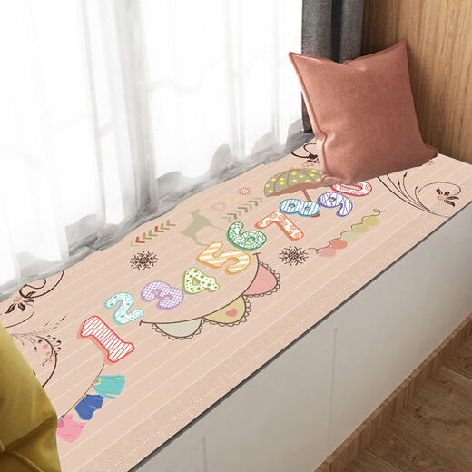 Frangomo bay window mat can be freely cut, window sill mat is suitable for all seasons, cuttable carpet, children's room can be machine washed, 5 width 60* length 160 cm (washable and cuttable)