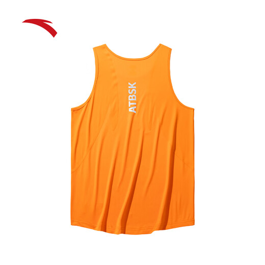 Anta (Anta) [wie Divincenzo] Männerbasketball-Sportweste professionelles Training schweißabsorbierende und atmungsaktive Basketballuniform Sweet Orange-3 XL (männlich 180)
