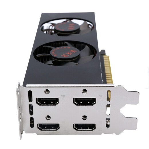 Xingqimei 750/1050/1650 con pantalla de bloqueo EDID de 4 pantalla Tarjeta de gráficos Interfaz nativa de stock Proyecting Proyecting El monitoreo de empalme de empalme se puede utilizar en un chasis pequeño 1650 4G con pantalla de bloqueo