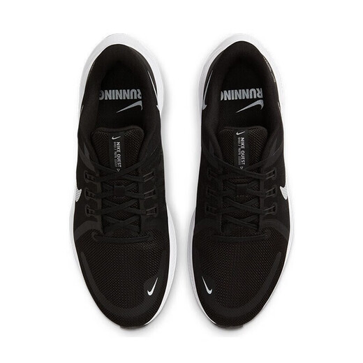 Nike (Nike) Chaussures masculines Summer quête 5 Ligne de vol houstouflante Casual Shock-Aushoned Wear-résistant aux chaussures de course de sport Da1105-006 Black / White 45