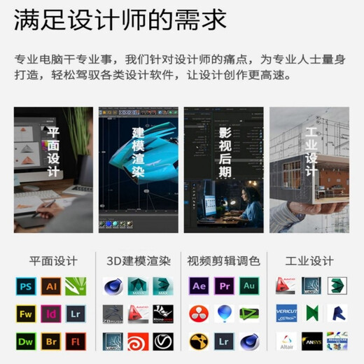 Hack designer computer host dedicated graphics workstation i7 13700F/12700F/art drawing UG modeling 3D rendering video editing flat PS desktop assembly machine i7 6700/16G/k2000 2G home design