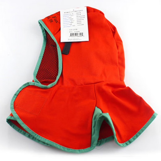 
Flame-retardant dust cap electric welding shawl hat Fire fox 3519 breathable spark splash construction site welder head cover 23B 23-3519