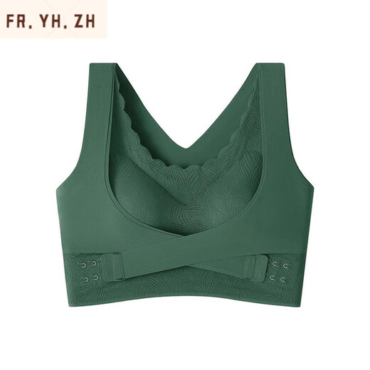 FR.YH.ZH品彩内衣女士侧扣无钢圈聚拢收副乳盈适运动防震文胸 肤色9863719 XL 【120-140斤】