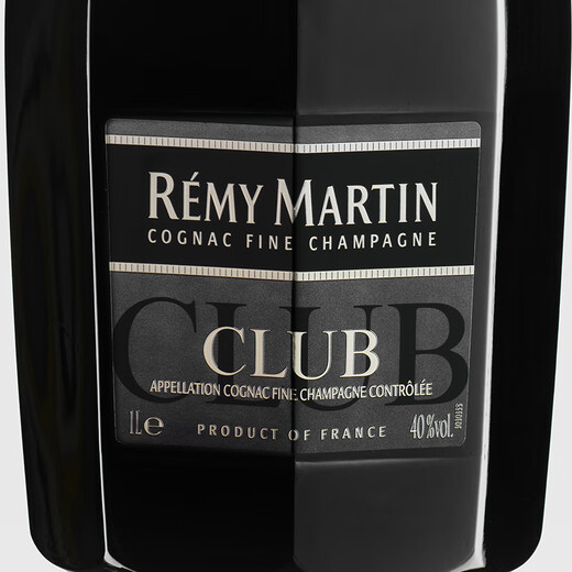 人头马（Remy Martin） CLUB优质香槟区干邑耀黑珍藏版三百周年纪念款礼盒 法国原装进口 1L 1瓶