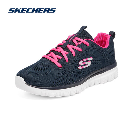 Skechers men's and women's shoes running shoes travel shoes breathable sports mom comfortable walking shoes 12615