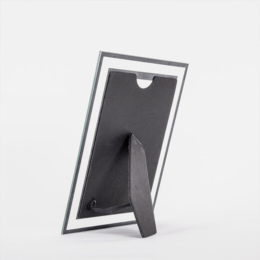 Quatrefoil glass photo frame 8-inch horizontal and vertical frame photo display