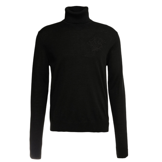 VERSACE JEANS COUTURE 范思哲 男士腈纶混纺高领针织羊毛衫 B5GSB829 56622 253 蓝色 2XL