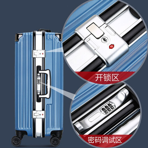 XMSJ Kennwortbox Sperre Zubehör Aluminium Frame Koffer Sperre Leder Box Universal Lock Travel Box Universal Lockschlüssel B3524 Zoll Seitenverriegelungssatz Set