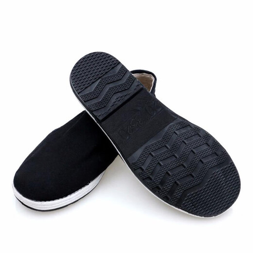 Rote und grüne jahrhunderte alte Peking-Stoffschuhe, die atmungsaktiv 3520 Militärschuhe, tausendschichtige schwarze Stoffschuhe, leichte Arbeitsschuhe, nicht rutschende Fahrschuhe, 3520 Militär-Single-Stoffschuhe (Super Wear-Resistant) 40