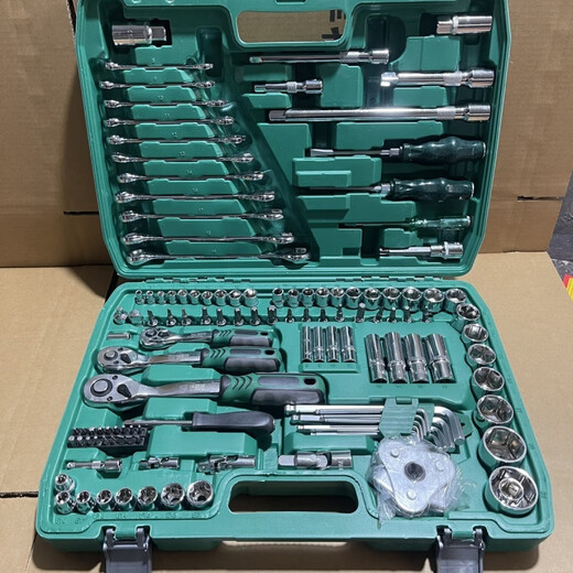 Yonghuan 150-piece auto repair tool set, socket wrench combination tool repair tool, car repair, car maintenance, 216-piece set, 72 teeth, auto repair grade, replace worn out with new ones