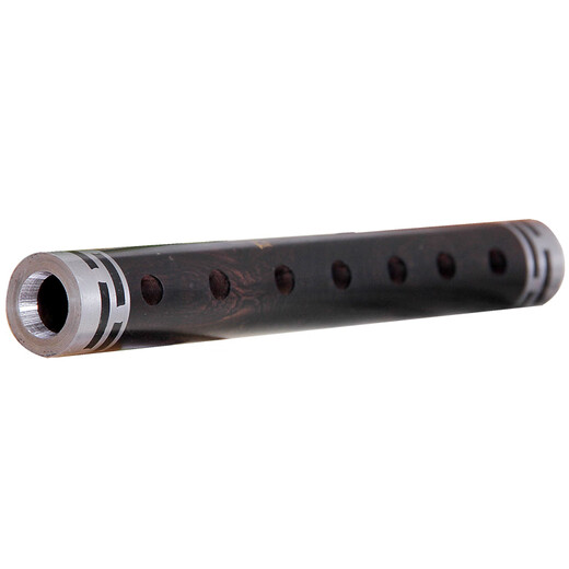 Fanchat blasen Musikinstrument Mund blasen 7 Löcher Ebenholz B flache Röhrchen Musikinstrumente Rohrpaket Paket Schilffreie Reparatur Schilfes B Flatrohr