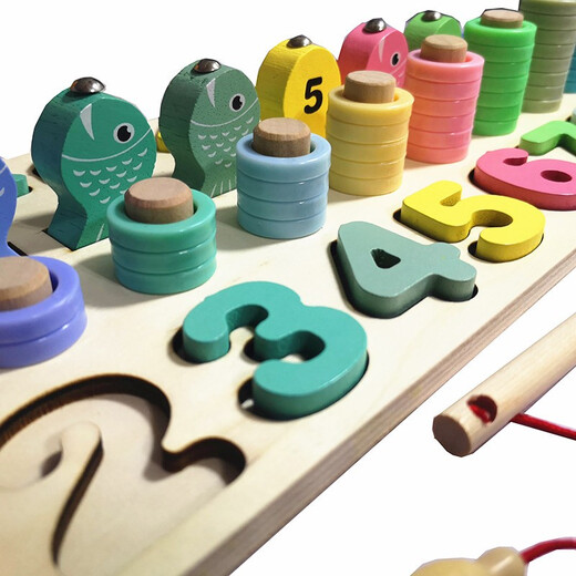 Puzzle de puzzle Les enfants utilisent des éducateurs éducatifs précoces à l'éducation précoce des aides à l'enseignement élémentaire utilisent des jouets numériques de renseignement