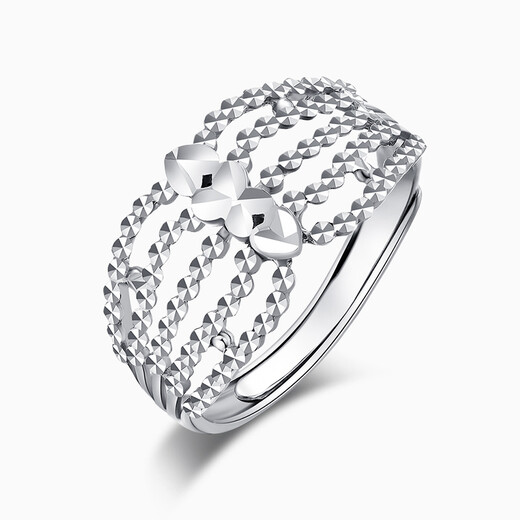 Pt.Charm platinum live ring ring PT950 lace ring women's fashion personality niche design light luxury platinum tail ring. If it is not in stock, it can be customized. Take a single 4g as an example