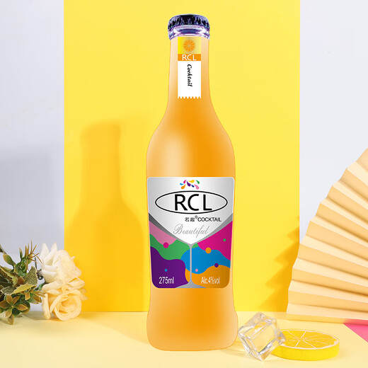 若趣鸡尾酒24瓶套装*275ml整箱预调酒洋酒水果味酒低度酒少女士微醺酒 鸡尾酒磨砂瓶4度 多口味混发*24瓶