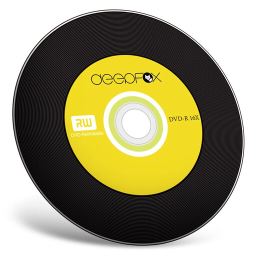 深狐（Deepfox） DVD-R/CD刻录盘/光碟/空白光盘车载音乐盘4.7G16速10片装 DVD刻录光盘10片