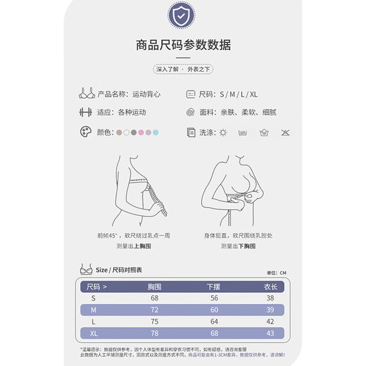 LULU CENTURY Yoga Suit Women's Shockproof All-in-One Pilates Training Wear Sports Vest Fitness Bra Trendy Blue M