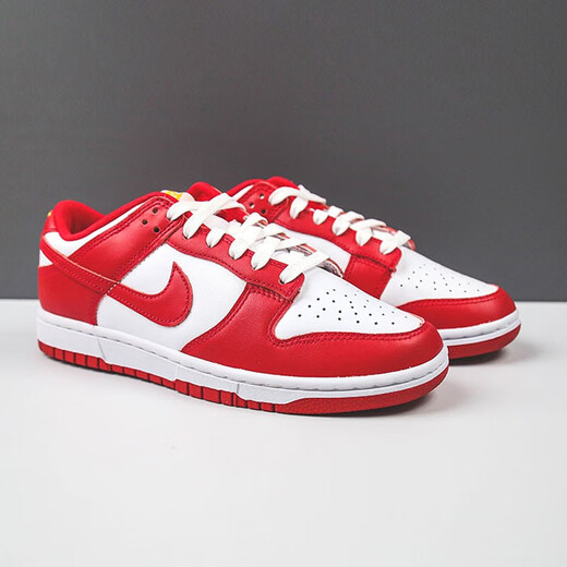 耐克（NIKE）板鞋男鞋2024夏季新款熊猫Dunk Low滑板鞋复古运动低帮休闲鞋子 DD1391-104白紫 44