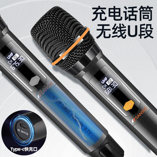 Shanshui (SANSUI) Q065 Home KTV Audio Set Square Dance Audio with Display Screen Karaoke Amplifier All-in-one Outdoor K Song Live Bluetooth Speaker Video Machine Q065 Large 8-inch [15 speakers] 500G