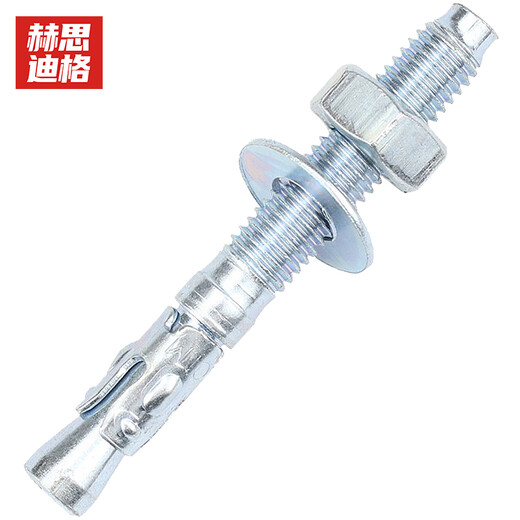 赫思迪格 JG-653 车修壁虎螺丝 W12.27 膨胀螺栓 M10×90(P1.5)40个 