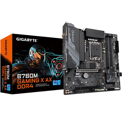 技嘉intel i5 12600KF/12490F盒装搭B760M魔鹰wifi主板CPU套装支持13600KF B760M G X AX D4 魔鹰X WiFi i5 13490F【10核16线程】无