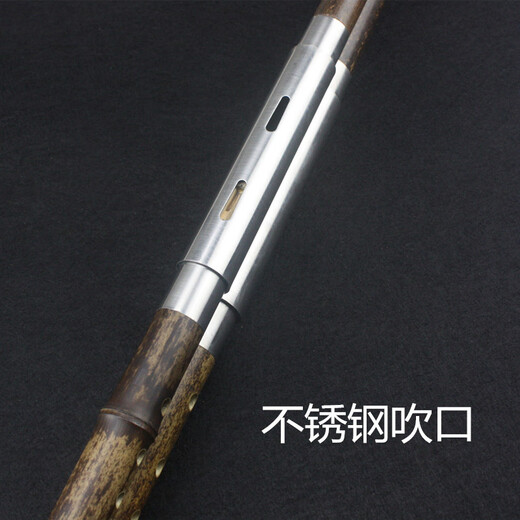 Sangluo Doppelrohr Bawu Yunnan Sangluo Zizhu Anfänger Spielen horizontaler Blaseninstrument C-Melodie G/(Rückhand) Rechte Hand lehnt nach oben