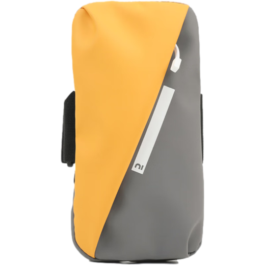 90% new Decathlon (DECATHLON) men's and women's spring fitness multi-pocket outdoor running sports bag smartphone arm bag lemon yellow-4810959