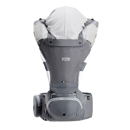 Umarmung Bären Babygurt Taillenhocker Multifunktionsbaby-Holding-Artefakt Kinderbabyriemen falten sitzende Bank atmungsaktiven Babygurt Ax15 Dream Grey (atmungsaktives Modell)