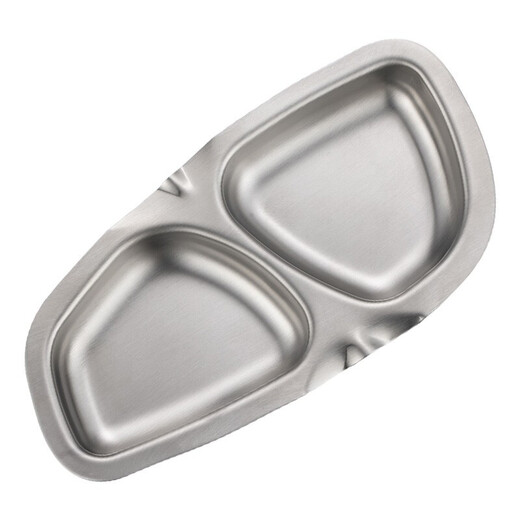 Momscook stainless steel condiment dish seasoner 304 material thickened multi-functional household commercial hot pot condiment dish chopstick holder condiment dish (KN2WD)