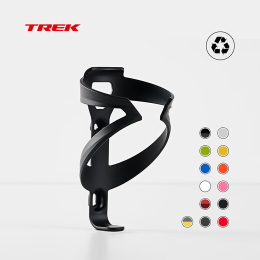 TREK Elite Lightweight, Sturdy, Environmentally Friendly and Durable Road Mountain Bike Cycling Cycling Sports Bottle Cage Bracket Black/Dark Gray