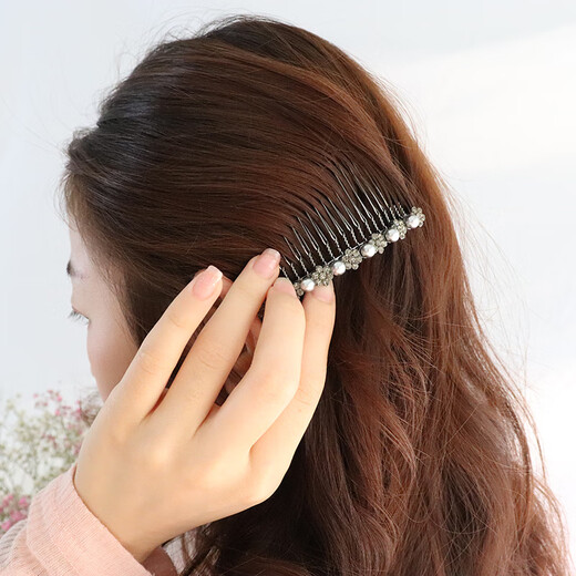 Chimera (CHIMERA) Korean version of non-slip and fall-resistant bangs hair accessories, fashionable and simple hair comb, commuting hair accessories, birthday gift for girls