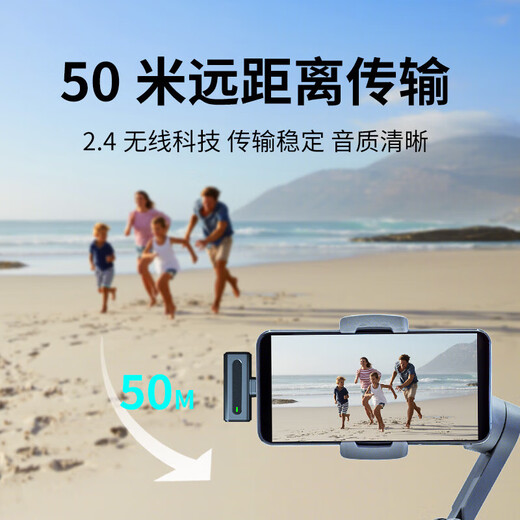 纽曼（Newmine）M80 无线领夹麦克风一拖二 小蜜蜂话筒vlog拍视频采访唱歌录音手机主播直播设备 苹果版
