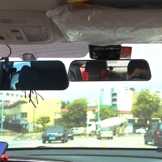 
Benbang Automobile Interior Large Field of View Rear View Mirror Suction Cup Wide-angle Plane Mirror Interior Auxiliary Reversal Mirror Modification 55/200cm Thin Frame
