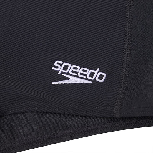 Speedo Swimsuit Women's Electric Matrix Black Label Hero4.0 Replica Shark Skin Racing Long Sleeve Hot Spring One-piece Boxer Swimsuit Black/Light Purple M (Height 158-165cm, Weight 50-57kg)