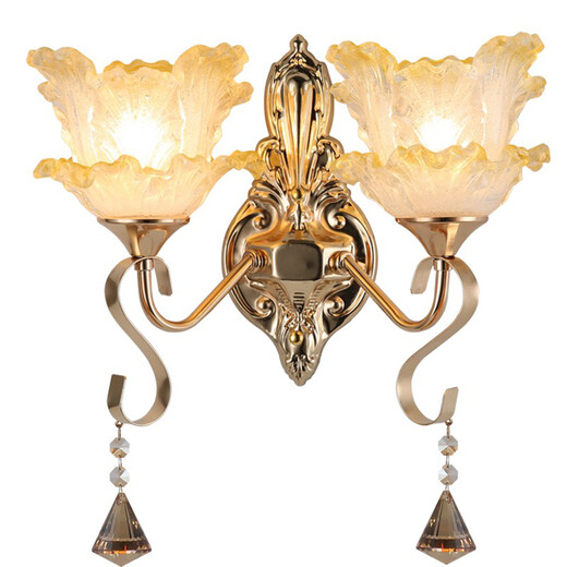 Chunlu wall lamp bedside lamp Nordic modern European style simple creative led American bedroom living room aisle staircase wall lamp milky white movable style