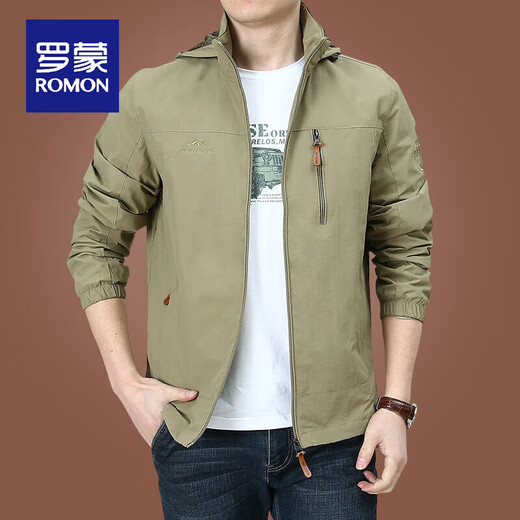 Romon Outdoor Jacke Herrenjacke Herbst und Winter im mittleren Alter Herbst Herbst Kleidung plus Samtjacke Herren Frühling und Herbst Dicke 9898 Schwarzer Stil plus Samt 2xl