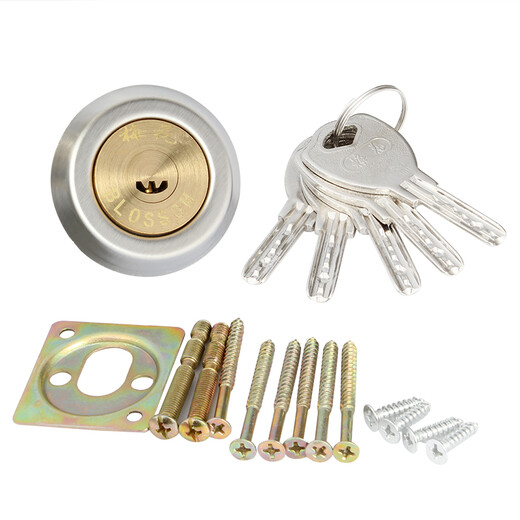 BLOSSOM anti-theft door lock exterior door lock old iron door lock wooden door lock indoor and outdoor door lock 9698 left opening