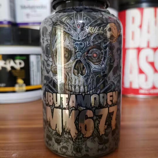 美国骷颅实验室MK677增肌增力量萨姆斯前体促生长素健身100粒/瓶