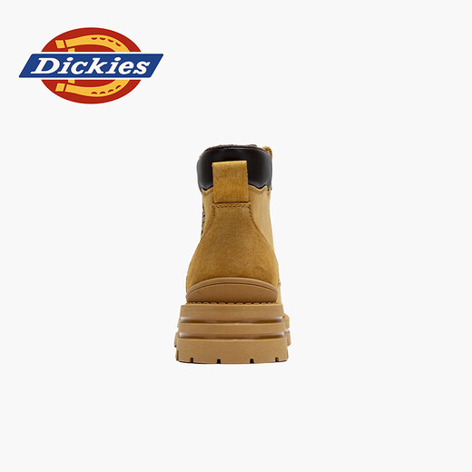 Dickies Martin Boots Femme 2025 Nouveau style britannique Boots Single Sole épaisse augmentant mince à lacets Boots pour femmes décontractées jaune / femmes 37 235 mm